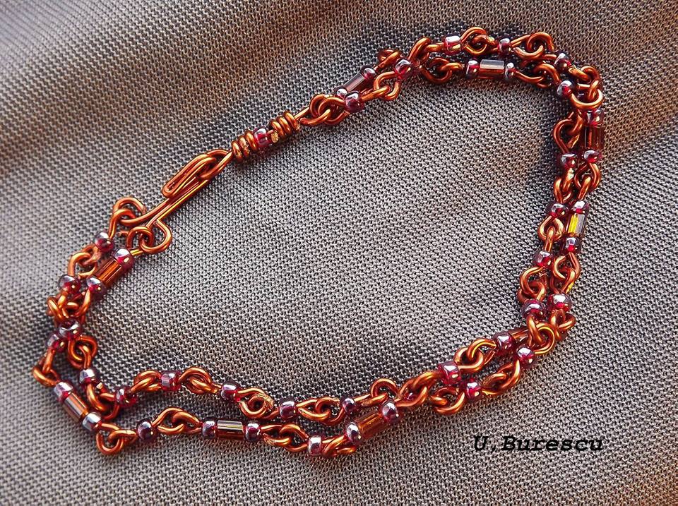 Bransoletka z potu, bólu i łez i miedzi. Głównie miedzi.