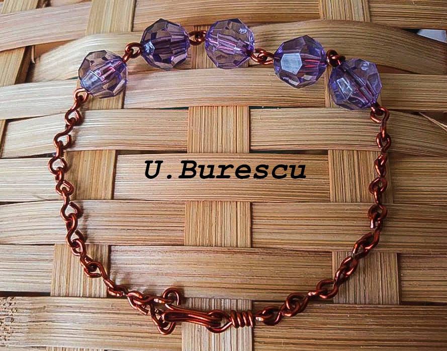 Bransoleta z miedzi i denaturatu :)