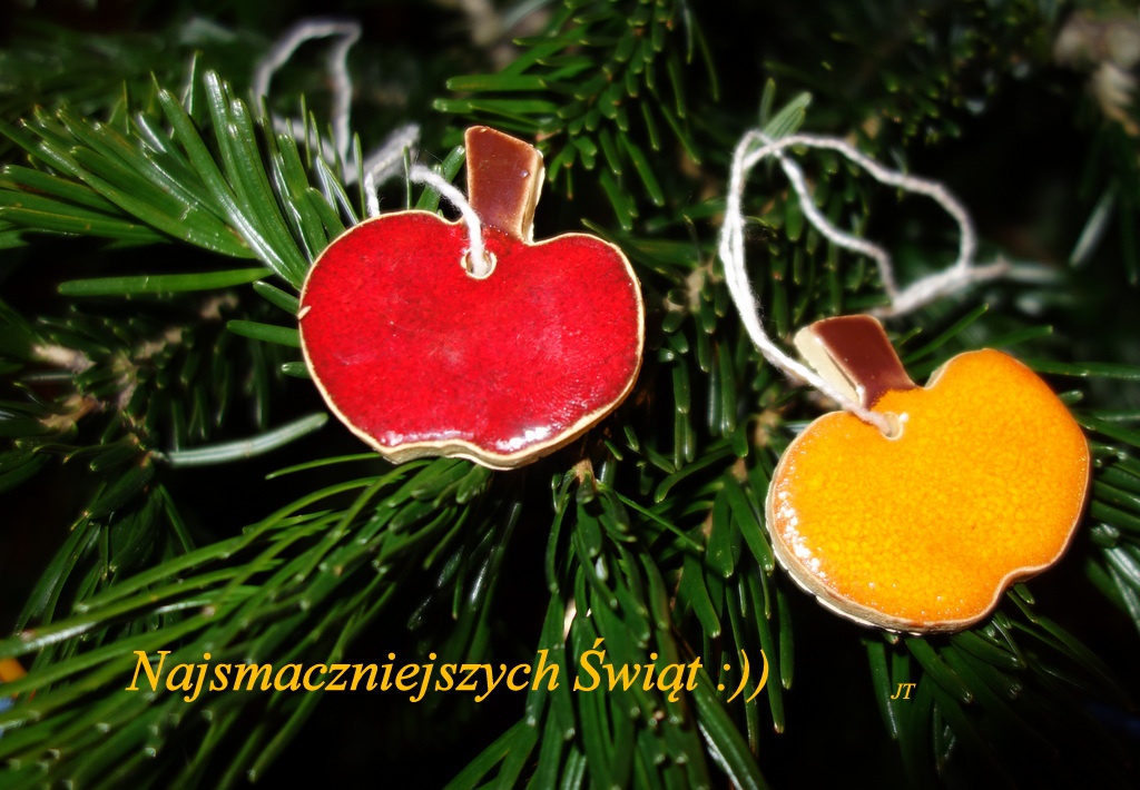 W tym roku - jabłuszka dla Trumlaków i Trumlaczek :))