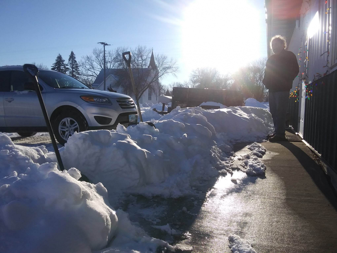 Digging out